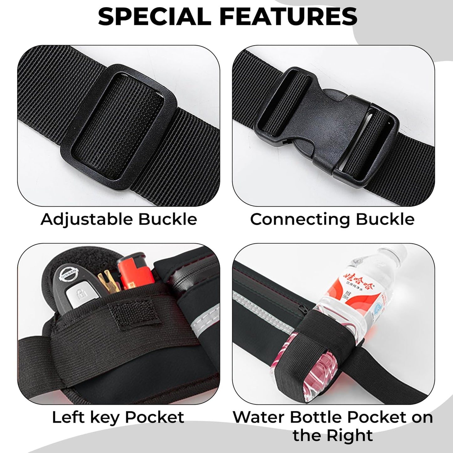 Ceinture de Running Ajustable – Gardez Vos Essentiels en Toute Liberté