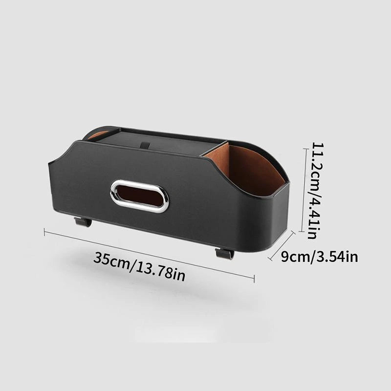 Organiseur multifonction arrière – Porte-gobelet, mouchoirs et téléphone