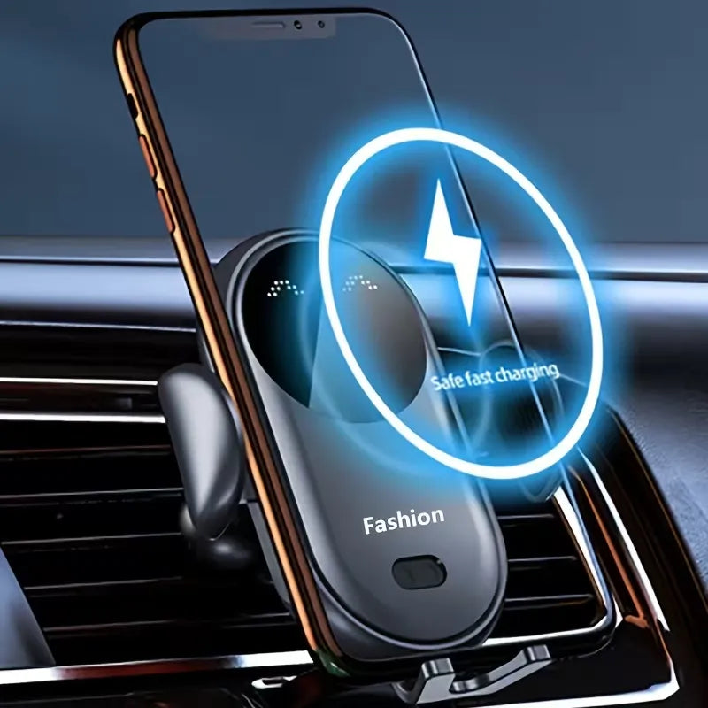 Support Auto Intelligent avec Chargeur Sans Fil - Rotation 360° (Copy)
