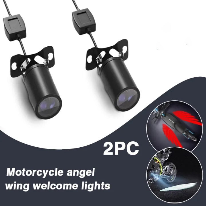 Lumières “Ailes d’Ange” moto – Sécurité & style nocturne