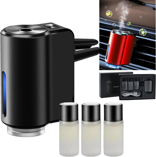 Diffuseur Intelligent Automatique pour Voiture + ( 3 Parfums Gratuits )