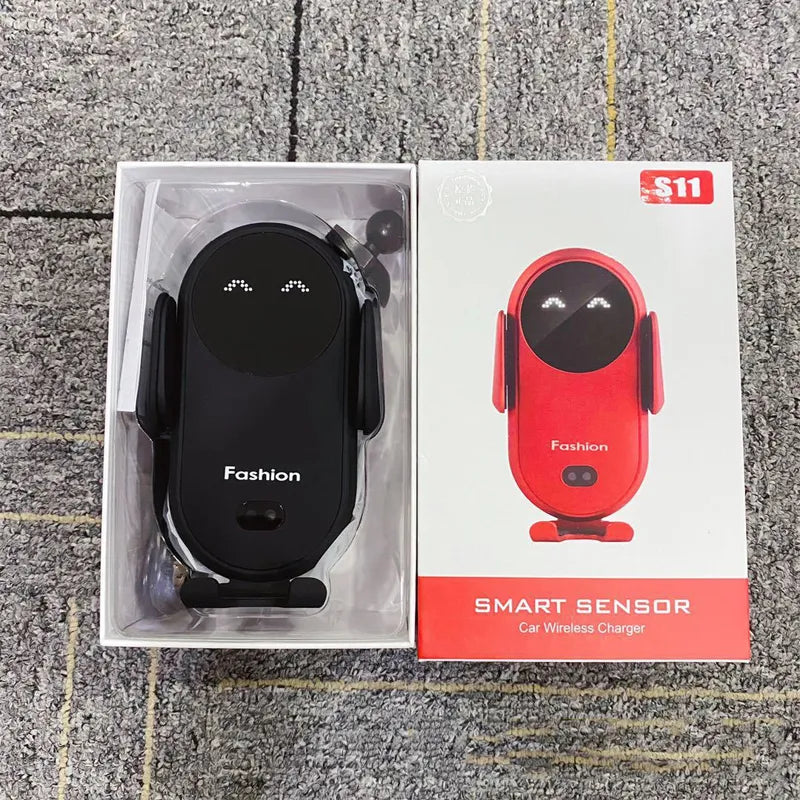 Support Auto Intelligent avec Chargeur Sans Fil - Rotation 360° (Copy)