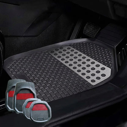 5(pcs) Tapis de sol 3D Protection totale, propreté durable et confort.