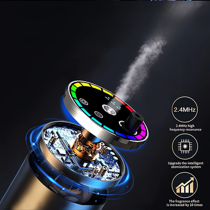 Original Parfum Auto Sans Fil avec Effet Ciel Étoilé Relaxant