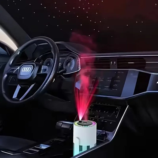 2-en-1 Diffuseur Parfum & Projection Ciel Étoilé au Plafond 🚗