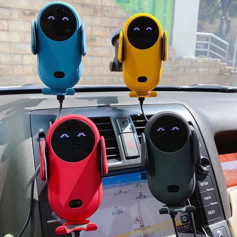 Support Auto Intelligent avec Chargeur Sans Fil - Rotation 360° (Copy)