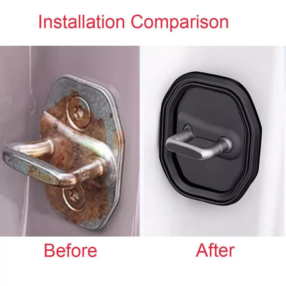 4pcs Antichoc en Silicone pour Porte de Voiture