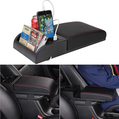 Accoudoir Central en Cuir PU – Confort & Rangement