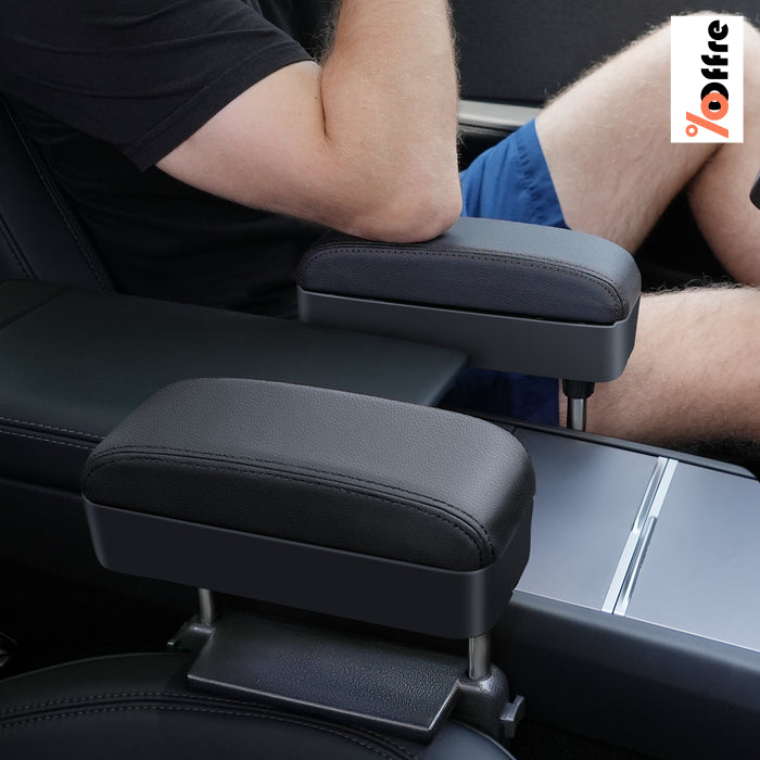 Accoudoir de rangement voiture en Cuir Réglable